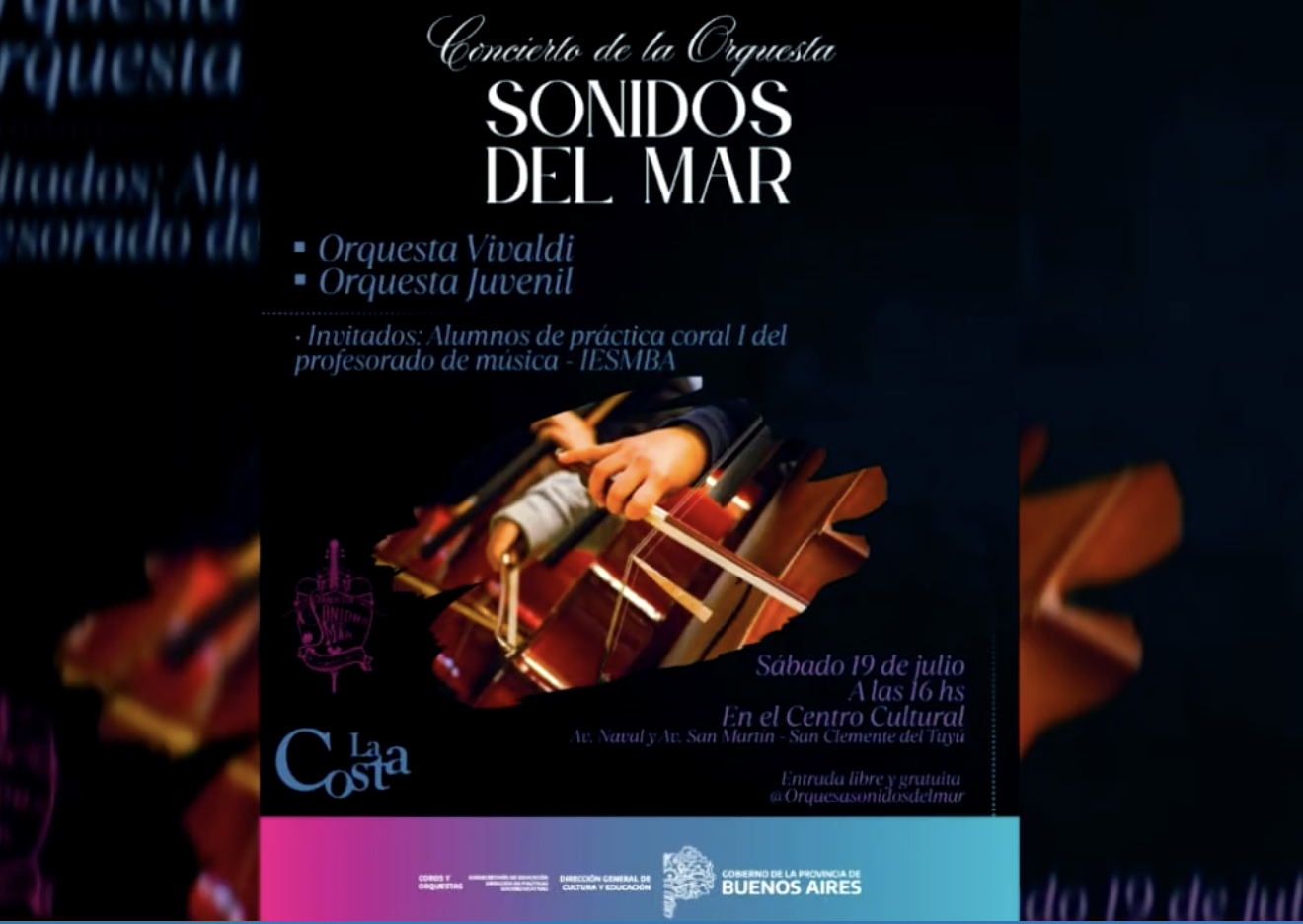 La orquesta Sonidos Del Mar dará un concierto el 19 de julio en San Clemente